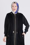 Behrem Kürk Detaylı Kap- LYN03995 Siyah