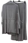 Orhan Store Paraşüt Detaylı Takım- LYN03928 Gri
