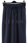 Sentez Ninova Paçası Lastikli Pantolon- LYN03977 Lacivert