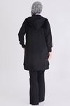 Behrem Kürk Detaylı Kap- LYN03995 Siyah