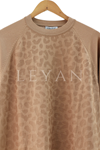 Orhan Store Leopar Desenli Tunik- LYN04010 Bej