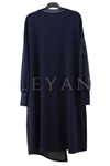 Defrina Yanı Desenli Tunik- LYN04038 Lacivert