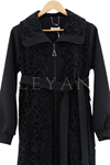 Orhan Store Küpür Detaylı Kap- LYN03255 Siyah
