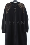 Micca Leopar Detaylı Kap- LYN04062 Siyah