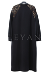 Micca Leopar Detaylı Kap- LYN04062 Siyah