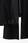 Orhan Store Payet Detaylı Takım- LYN04059 Siyah