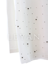 İnci Ve Taşlı Bluz- LYN04089 Ekru