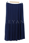 581 Frz Astarlı Piliseli Etek- LYN04091 Lacivert