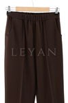Sentez Elisse Büyük Beden Pantolon- LYN04103 Kahve