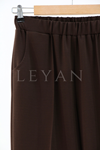 Sentez Elisse Büyük Beden Pantolon- LYN04103 Kahve