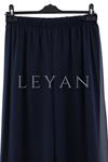 Şifon Pantolon- LYN04138 Lacivert