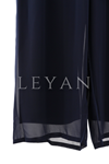 Şifon Pantolon- LYN04138 Lacivert
