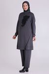 Behrem İşleme Detaylı Takım- LYN04149 Füme