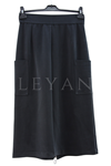 Sentez Cep Detaylı Fermuarlı Etek- LYN04150 Siyah