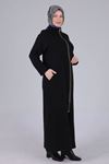 Behrem Fermuar Detaylı Kap- LYN02947 Siyah