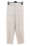 Sentez Marina Dıştan Cepli Pantolon- LYN04165 Taş