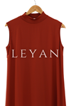 Önü Şifon Detaylı İçlik- LYN01342  Kiremit