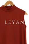 Önü Şifon Detaylı İçlik- LYN01342  Kiremit