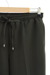 Sentez Beli Lastikli Kumaş Pantolon- LYN02048 Haki