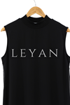 Önü Şifon Detaylı İçlik- LYN01342  Siyah