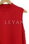 Önü Şifon Detaylı İçlik- LYN01342  Kırmızı