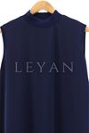 Önü Şifon Detaylı İçlik- LYN01342  Lacivert