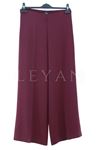 Sentez Geniş Paça Pantolon- LYN03751 Bordo