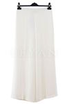 Sentez Geniş Paça Pantolon- LYN03751 Ekru