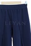Sentez Paçası Üçgen Detaylı Pantolon - LYN02993 Lacivert