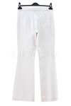 Sentez Kanvas İspanyol Paça Pantolon- LYN03975 Taş