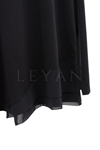 Kollu Şifonlu Tunik- LYN03287 Siyah
