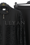 Orhan Store Dantelli Etekli Takım- LYN02950 Siyah