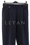 Sentez Sofia Korsajlı Apoletli Pantolon- LYN04017 Lacivert