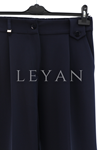 Sentez Sofia Korsajlı Apoletli Pantolon- LYN04017 Lacivert