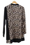 Orhan Store Taşlı Leopar Tunik- LYN03284 Siyah