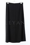 Defrina Düğmeli Etek- LYN03862 Siyah