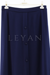 Defrina Düğmeli Etek- LYN03862 Lacivert