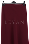 Sentez Nil Çan Etek- LYN03597 Bordo