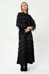 Orhan Store Püsküllü Etekli Takım- LYN03456 Siyah