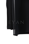 Yusufcuk Broşlu Şifonlu İçlik- LYN03843 Siyah