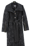 Orhan Store Fermuar Detaylı Brokar Kap- LYN03634 Siyah
