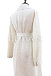 Orhan Store Çiçek Baskılı Keten Kap- LYN03714 Bej
