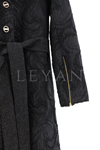Orhan Store Fermuar Detaylı Brokar Kap- LYN03634 Siyah