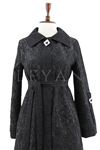 Orhan Store Simli Kol Detaylı Kap- LYN03383 Siyah