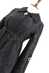 Orhan Store Simli Kol Detaylı Kap- LYN03383 Siyah