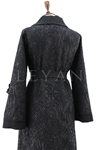Orhan Store Simli Kol Detaylı Kap- LYN03383 Siyah