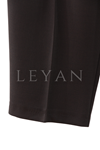 Sentez Angel Beli Lastikli Köprülü Havuç Pantolon- LYN04024 Kahve