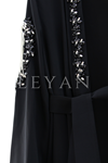 Orhan Store Püskül Taş Detaylı Takım- LYN03840 Siyah