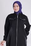 Behrem Taş İşleme Detaylı Takım- LYN03796 Siyah
