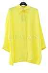 Orhan Store Oversize Gömlek- LYN03832 Sarı